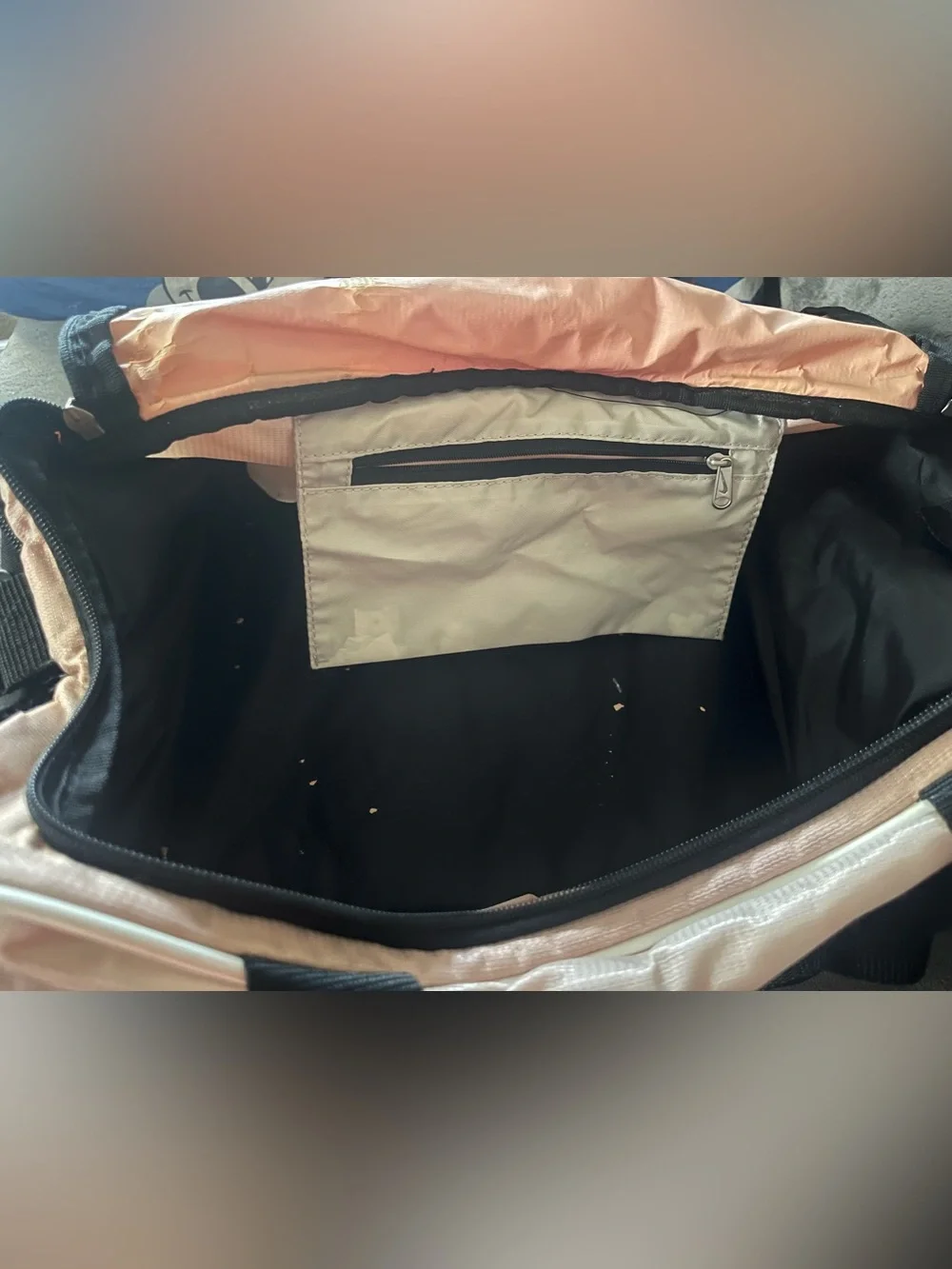 Nike Light Pink Tote Bag with Black Handles
